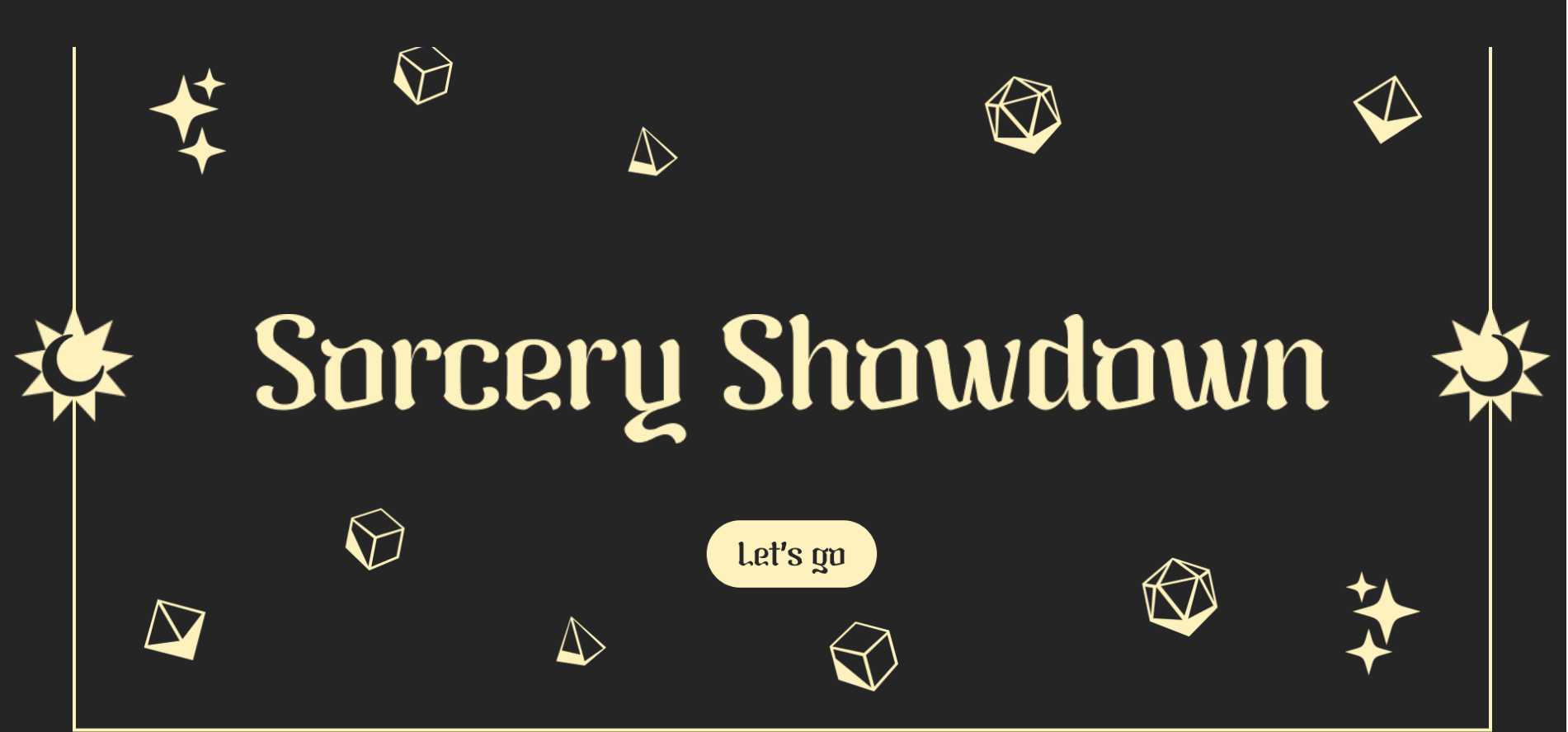 Sorcery Showdown - ออกแบบและพัฒนาเว็บไซต์บอร์ดเกม Sorcery Showdown